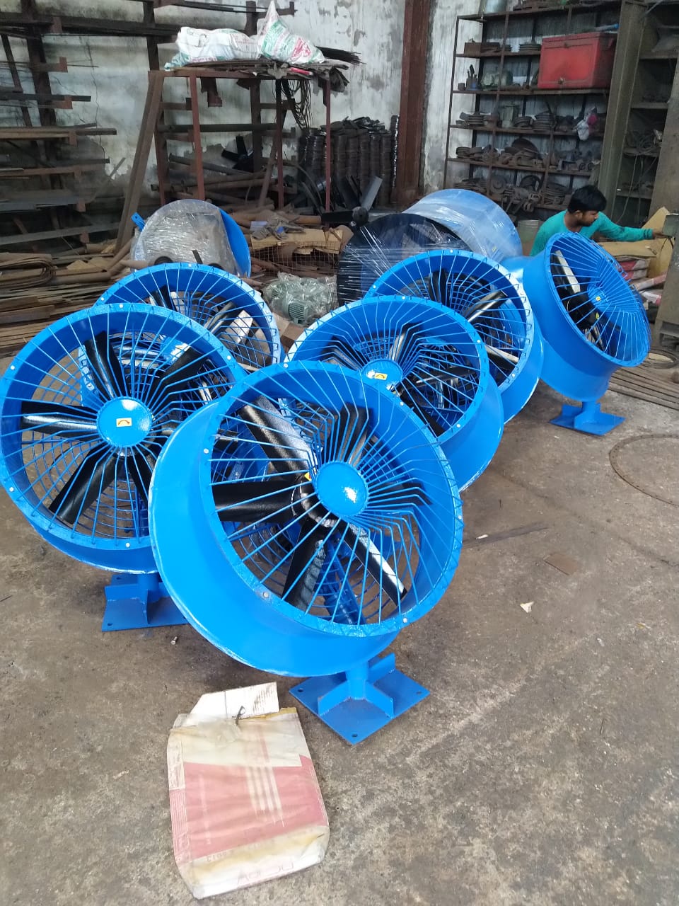 industrial wall mount fans